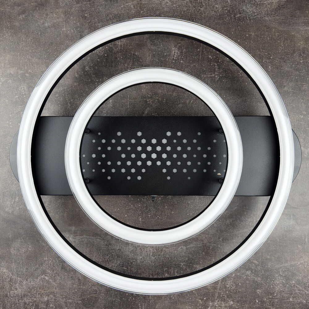 Светильник LED smart KENZO-R с пультом 85Вт 3000-5000K 5100Lm Круглый Черный 220665